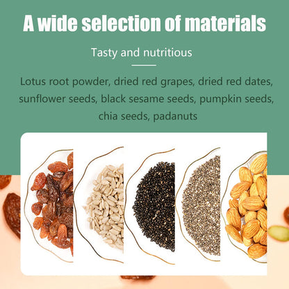 Rose Chia Seeds & Nuts Lotus Root Soup,Chinese Lotus Root Soup Powder 500g