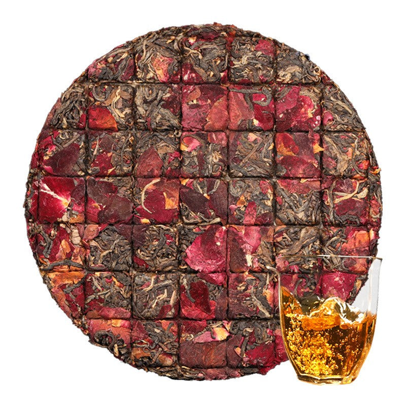 200g Authentic Double-petaled Rose Black Tea Cake Strong Aroma Dian Hong Tea