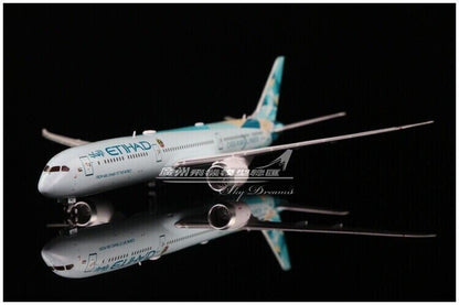 1:400 JC Wings ETIHAD DREAM LINER BOEING 787-10 Passenger Airplane Diecast Model