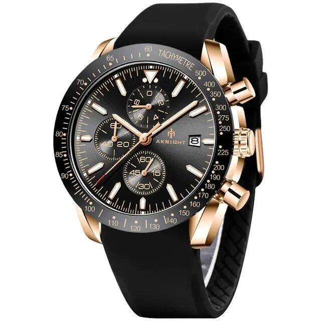 Military Men's Watch Sport Chronograph Leather Infantry Reloj Para Hombre Sports