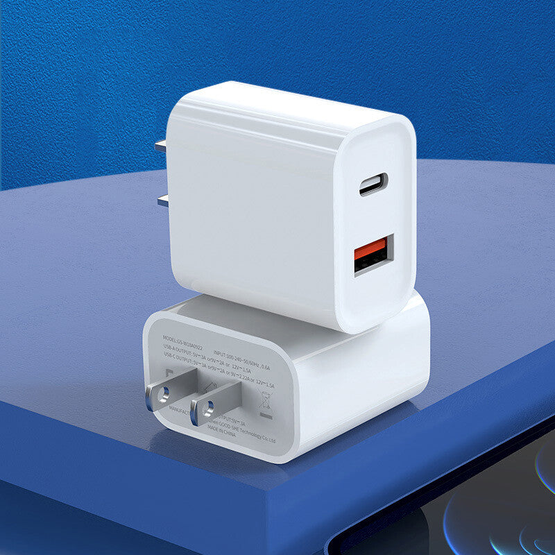 For iPhone 14 13 12 11 XR 8 20W Fast Charger Block USB Type C Wall Power Adapter