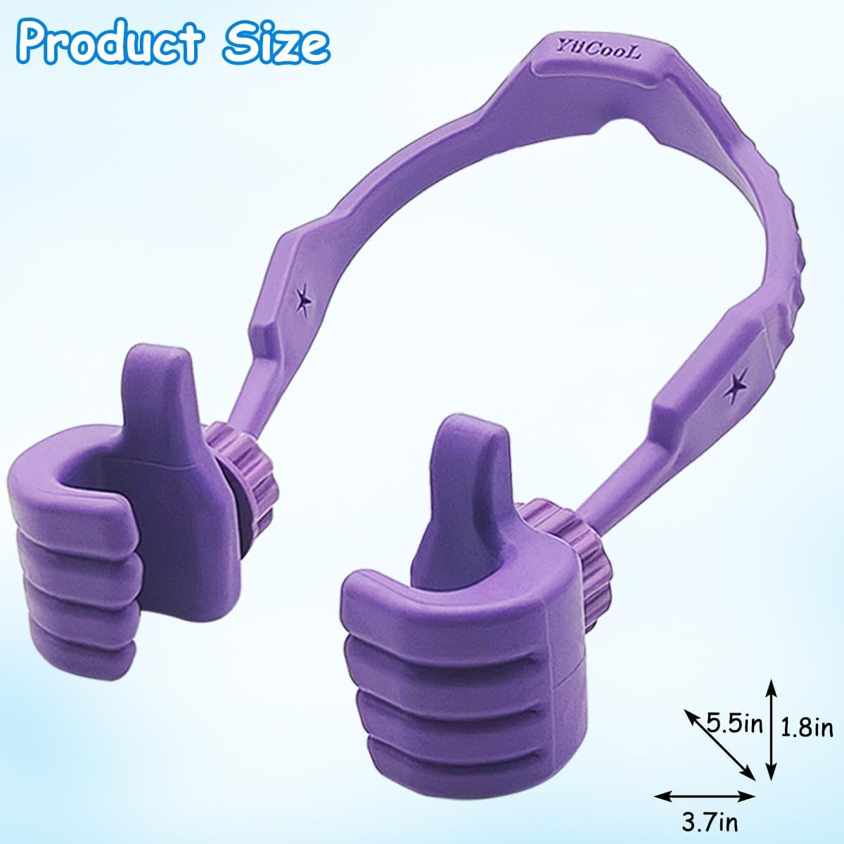 2 Packs Thumbs up Lazy Phone Stand Cell Phone Holder, Adjustable Stocking Stuffe