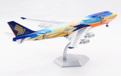 1:200 SQ Wings Singapore Airlines B747-400 Passenger Airplane Diecast Model