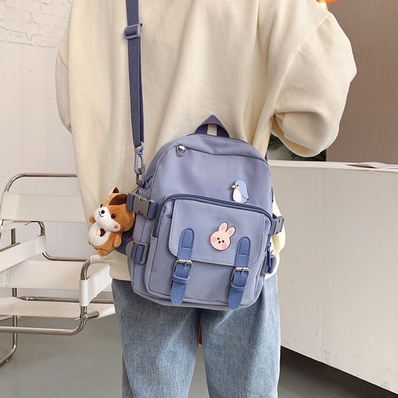 Traveling School Backpacks Shoulder Bags Multi-Function Small 23*9*27 CM Zipper