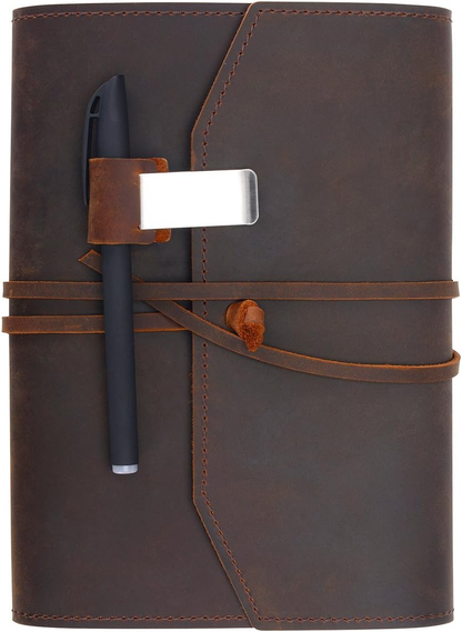 Handmade Refillable Leather Journal Writing Notebook Bound Diary Art Sketchbook