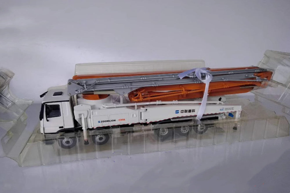 1:38 ZOOMLION 64X-6RZ Concrete Pump Truck Construction Machine Diecast Model
