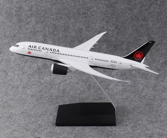 1:200 28CM YRD AIR CANADA BOEING 787-8 Airplane ABS Plastic Aircraft Plane Model