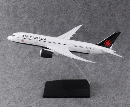 1:200 28CM YRD AIR CANADA BOEING 787-8 Airplane ABS Plastic Aircraft Plane Model