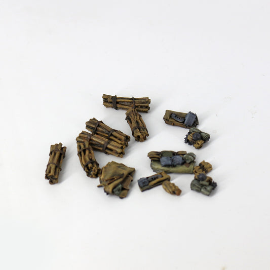 Homemade 1/72 Tiger King Tiger Tank Package Accessories Finished Resin Model
