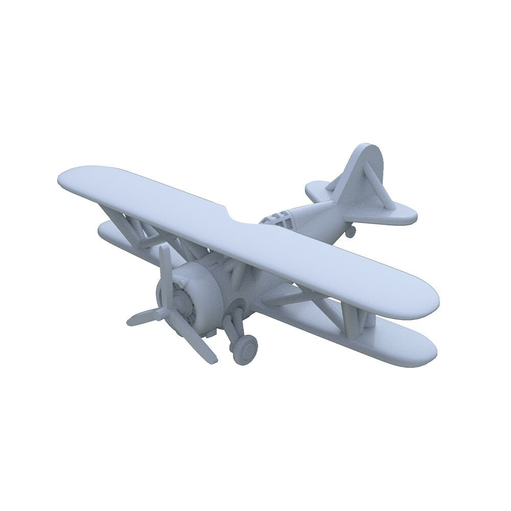 LYR700255A 1/700 Military Model Kit USN F3F-2 Biplane Fighter Touch Down