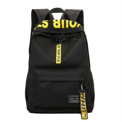 Teenagers School Backpack Girl Men Women Shoulder Bag