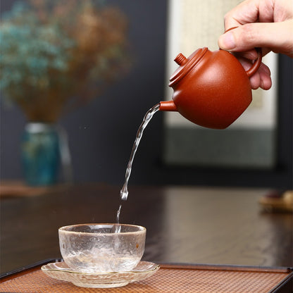 Chinese Kungfu Tea Pot Marked Real Yixing Zisha Jiangpo Clay 120ml Handmade Pot