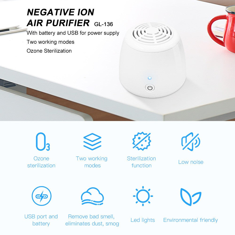 Refrigerator Air Purifier - Cordless Air - Cars, Pet Litters, & Shoe Closet