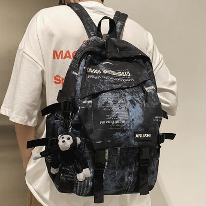 Ladies Men Boy School Bag Nylon Women Student Male Bags Travel