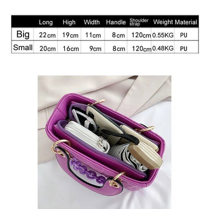 Handbag Crossbody Bags Women Leather Shoulder Bags Casual Tote Bag