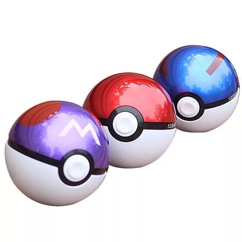 Poke Ball 3D Power Bank 20000mAh External Battery LED Charger Dual Port Gift Box