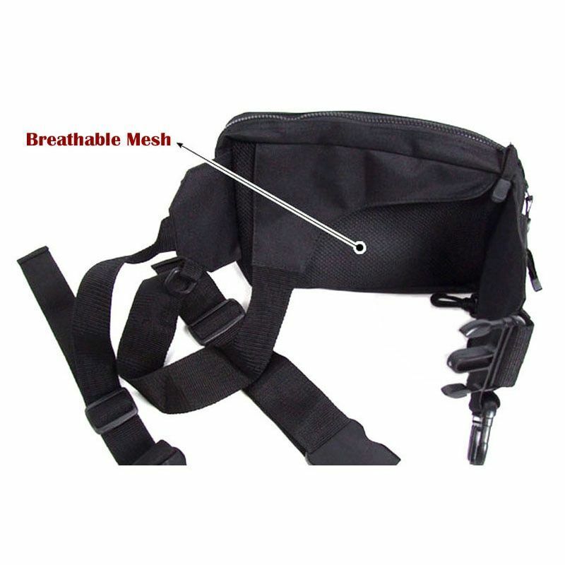 Fishing Tackle Lure Waist Bag Waterproof Portable Bass Trout Hook Line Bait Reel