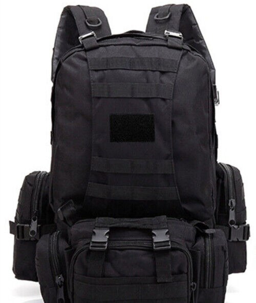 4 in 1 Backpack 55L Tactical Backpack Bag Army Rucksack Outdoor Sport Travel