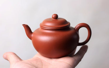 200cc chinese Yixing Handmade Zisha teapot Zhu Clay FangQing Hu Gongfu Tea Pot