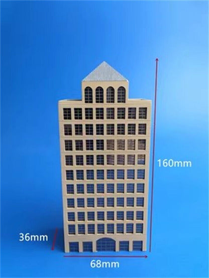 1/300 Scale Railway Station Scene Building City High-Rise Building Model Toy