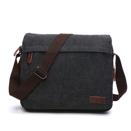 Solid vintage Canvas Messenger Satchel Bags Shoulder Bag Men