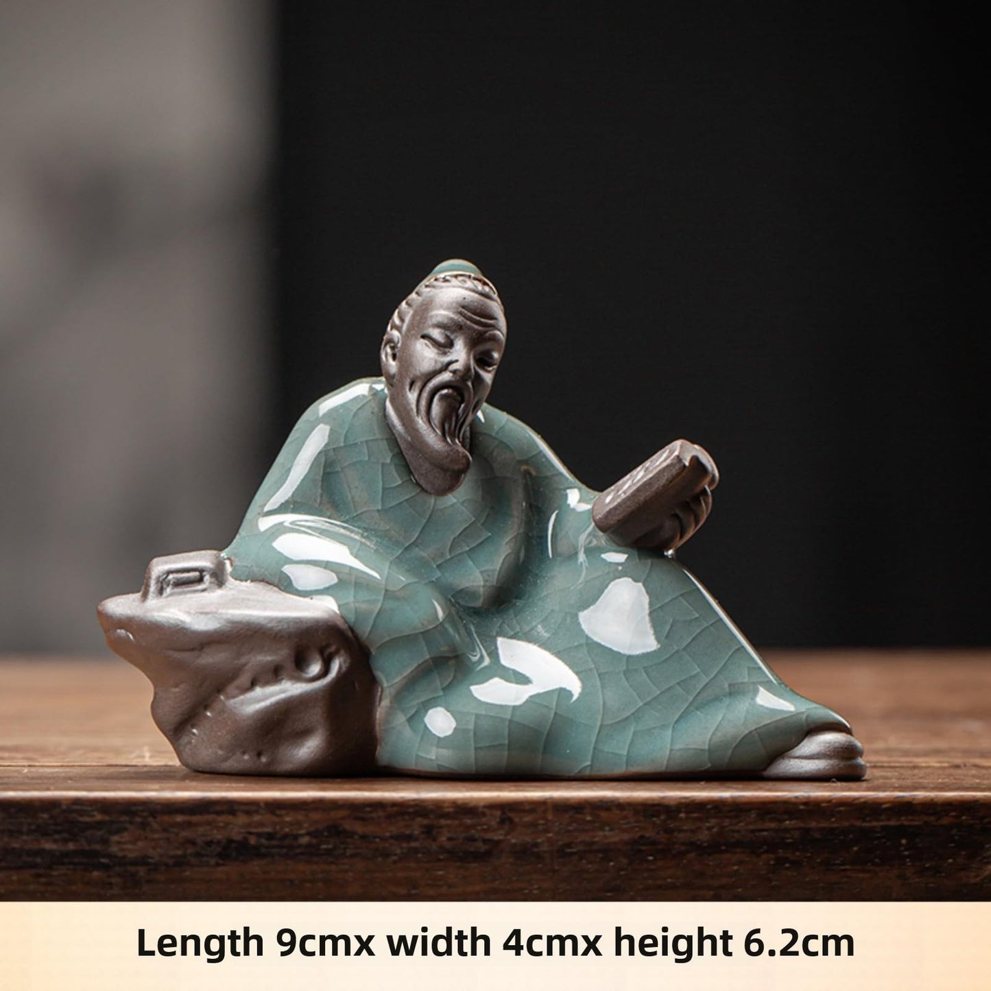 Chinese Purple Sands Tea Pet 9cm 3.6in Tea Table Decoration for Tea Ceremony