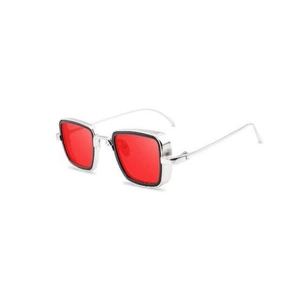 Vintage Steampunk Sunglasses Men Retro Metal Square Eyewear Trendy Women Shades