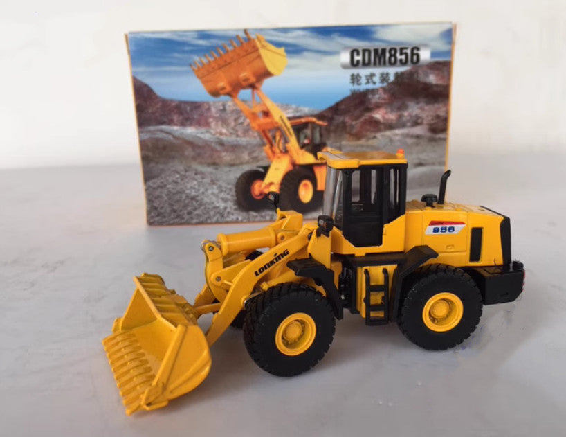 12CM LONKING CDM856 Wheel Loader Construction Machine Equipment Diecast Model