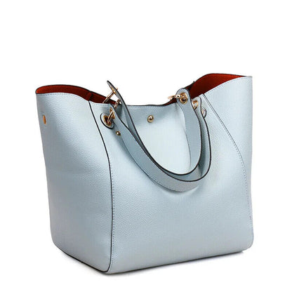 Handbags Women Tote Bag Female Lychee Leather Shoulder Bag Women's Bags