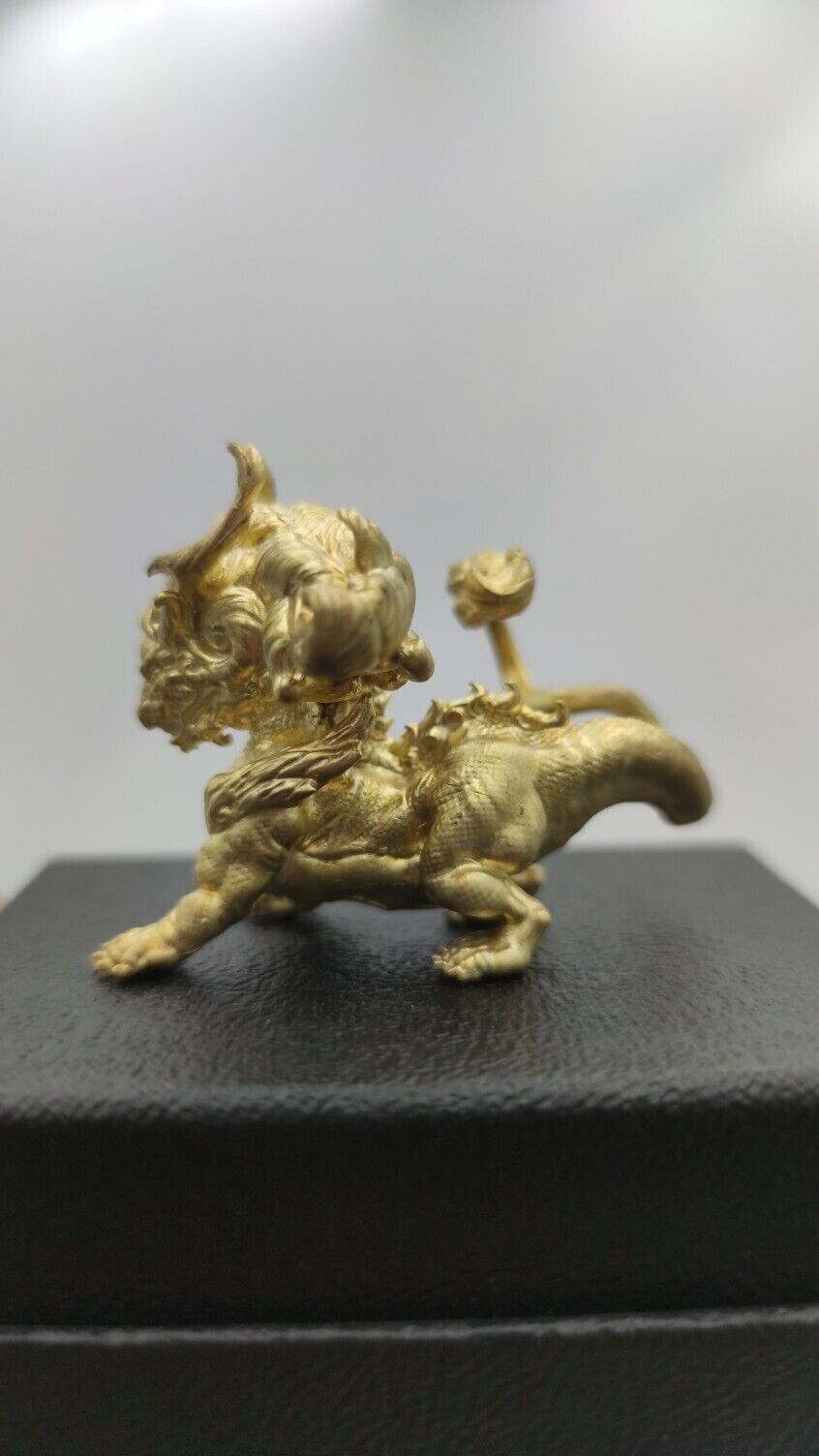 Chinese Bronze Copper Statue Hand Carved Batman Figurine