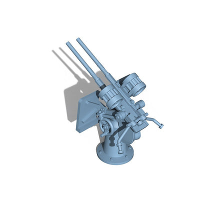 1/144 Model Upgrade Part WWII USN Twin & Shield Oerlikon Anti-Aircraft Gun TypeB