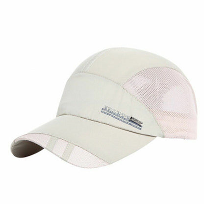 Summer Outdoor Sport Cap Quick Dry Breathable Hiking Fishing Running Sun Hat