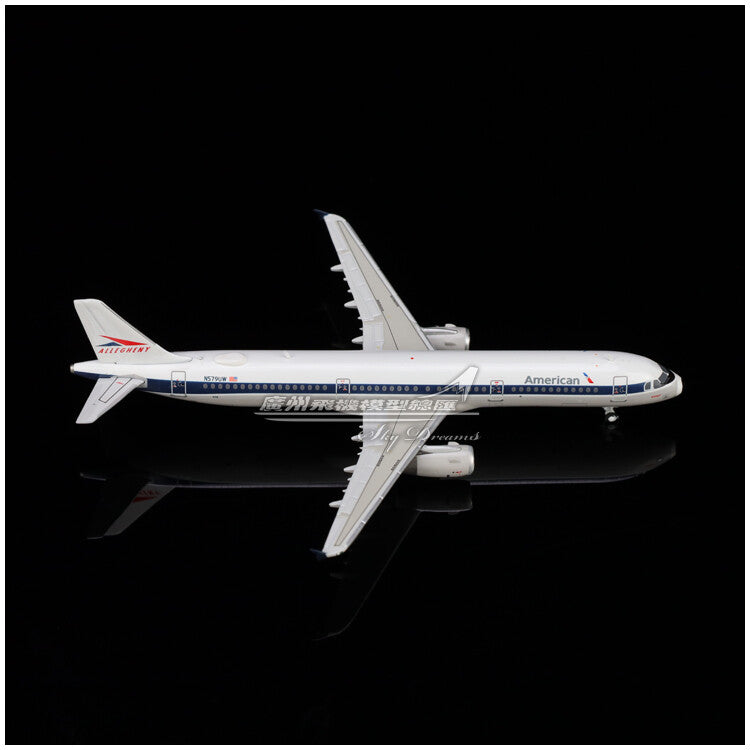 1:400 GeminiJets American AIRBUS A321 Passenger Airplane Diecast Aircraft Model