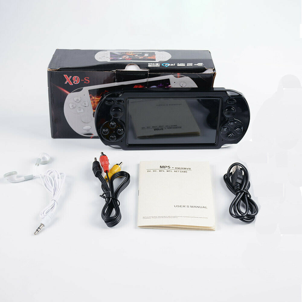 Handheld Portable Game Console X9S 5.1" 8GB 128Bit MP3 Video Player, 1000+ Games