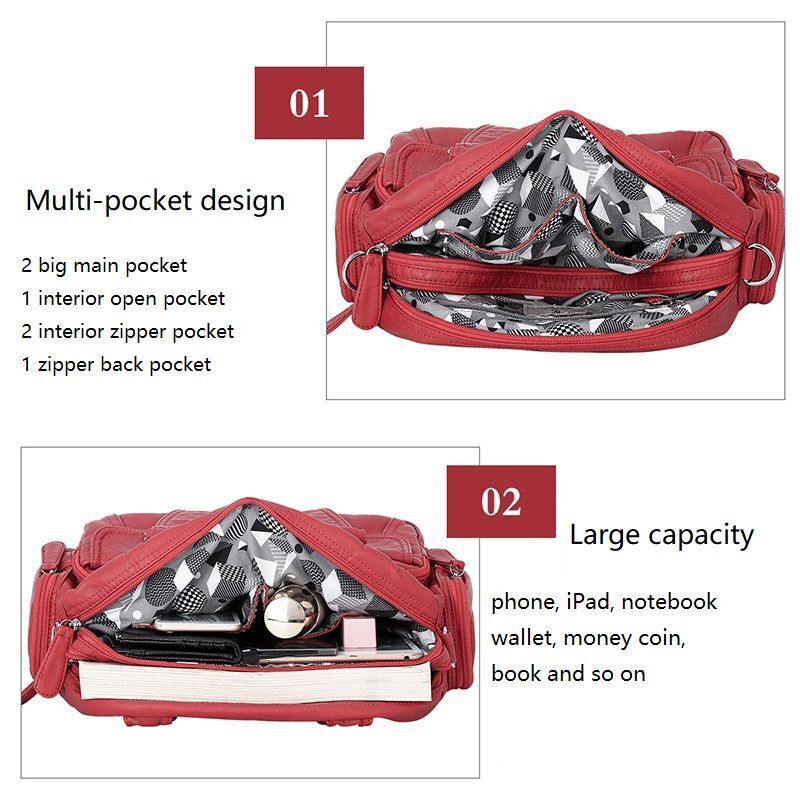 Handbags Small Bag Crossbody Purse Multifunctional Waterproof Shoulder Pack 1 PC