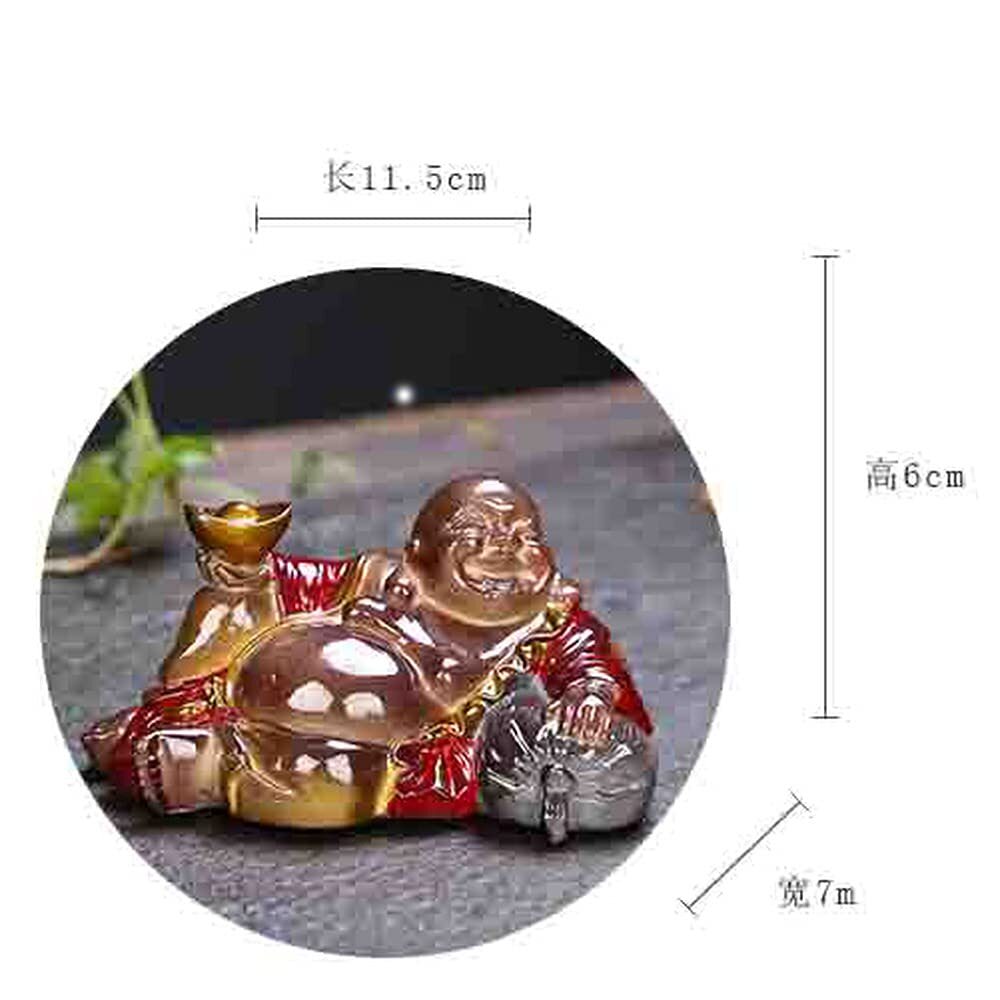 11.5cm Color Changing Tea Pet Ornaments Maitreya Buddha Tea Tray Tea Set