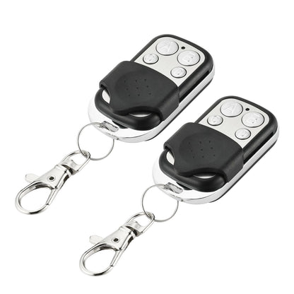2Pcs 4-Button Selflearning Remote Control Gate Garage Opener Wireless Control/