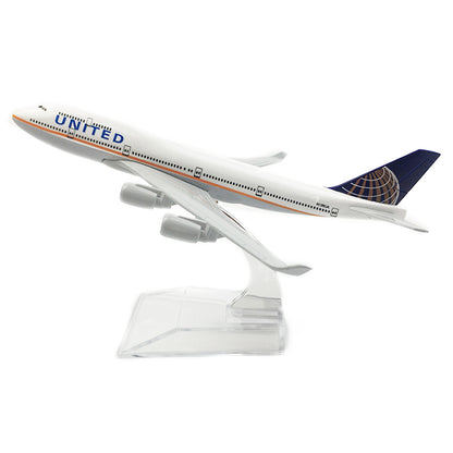 1/400 16cm US United Airlines B747 Model Plane Alloy Diecast Airplane Collection