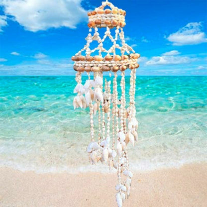 Conch Sea Shells Wind Chime 50cm Hanging Ornament Home Creative Wall Decorations