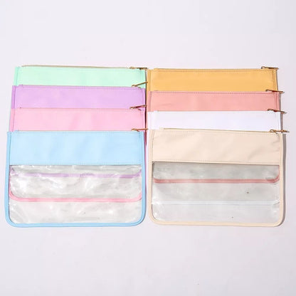 Transparent PVC Cosmetic Bag Clear Travel Make up Bag Pouch Snacks Bag Organizer