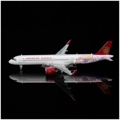 1:400 JC Wings Juneyao Airlines AIRBUS A321neo Passenger Airplane Diecast Model