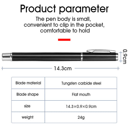 Diagonal Tungsten Pen Optical Fiber Cleaver Pen Type Cutter Cleaving Tool