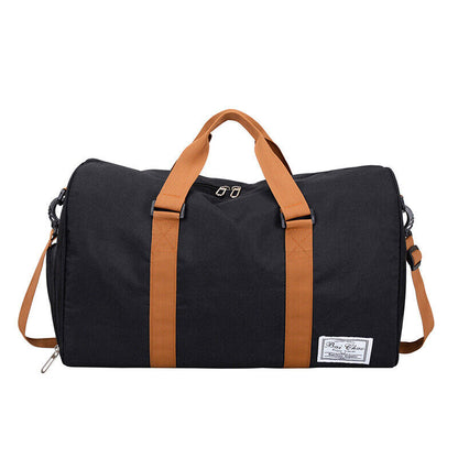 Canvas Waterproof GYM Sports Travel Luggage Bag Wet Pocket Shoe Compartment Tote