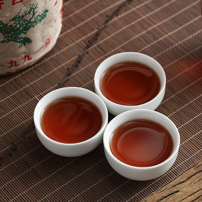 1991 Yunnan Puerh Tea Zhang Xiang Ancient Tree Puer Loose Ripe Basket Pack 300g