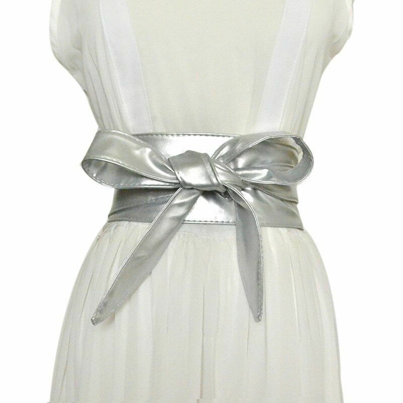 Women Corset Belt Ladies Wide Leather Waistbands Fashion Dress High Waist Wrap