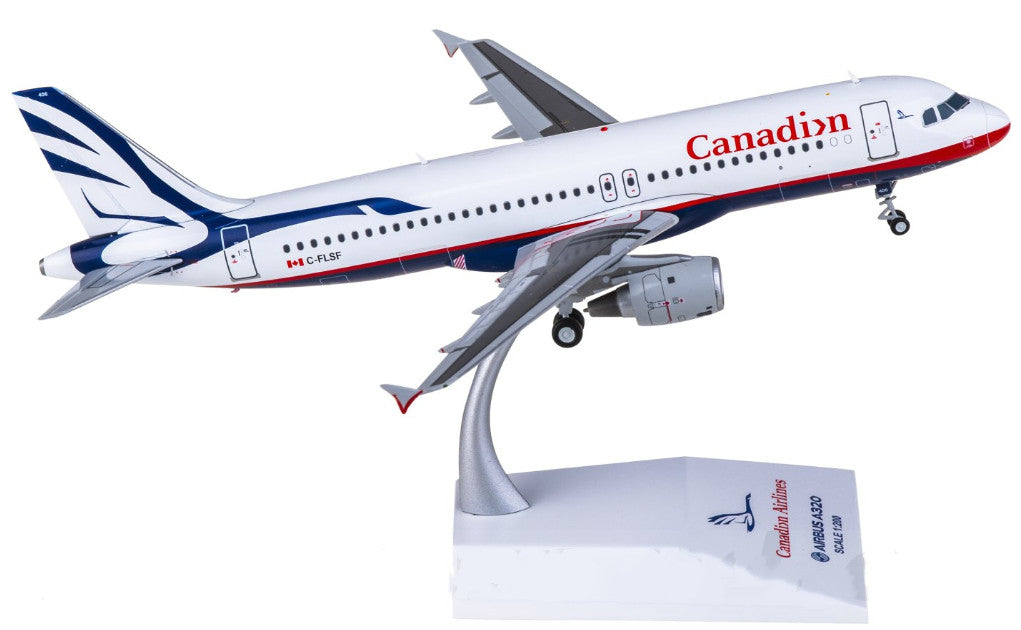 1:200 JC Wings Canadian Airlines Airbus A320 Passenger Diecast Airplane Model
