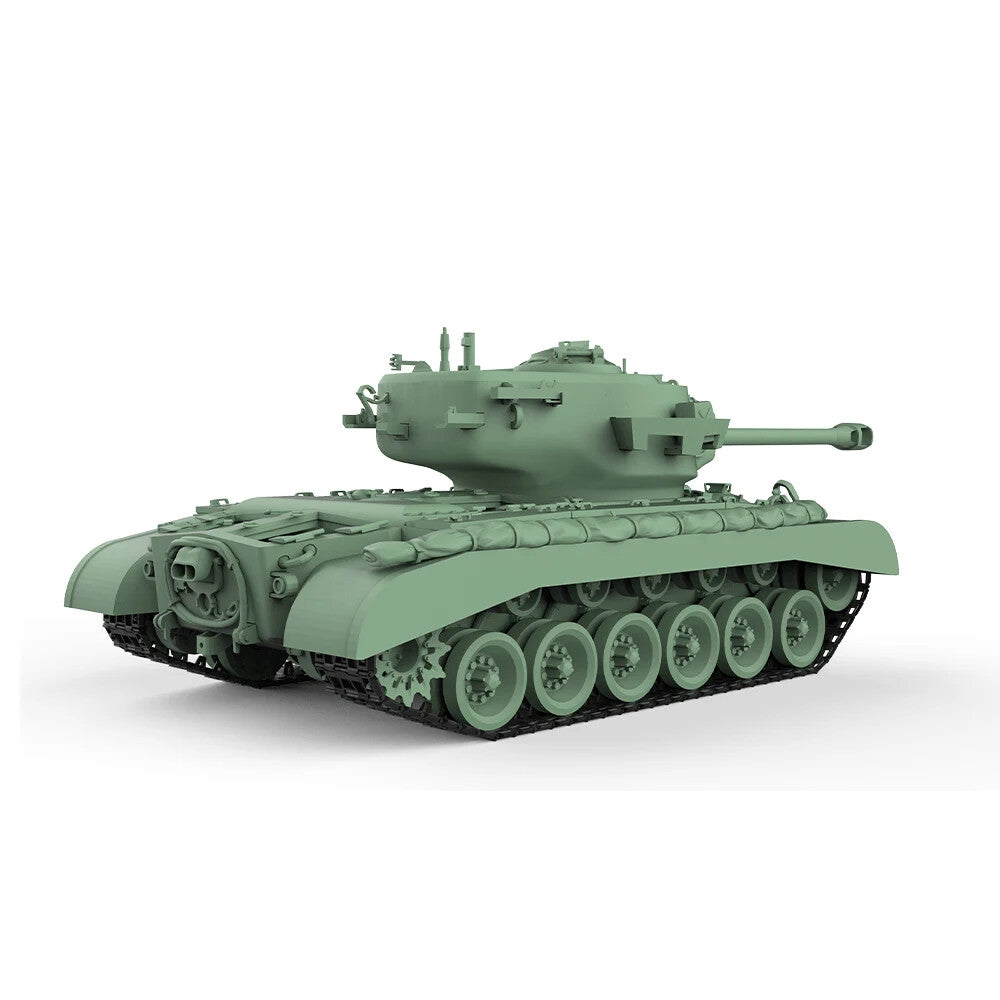 SSMODEL SS87519 1/87 HO Scale Railway Military T26E5-FL M26 Pershing Heavy Tank