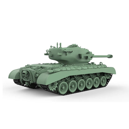 SSMODEL SS87519 1/87 HO Scale Railway Military T26E5-FL M26 Pershing Heavy Tank