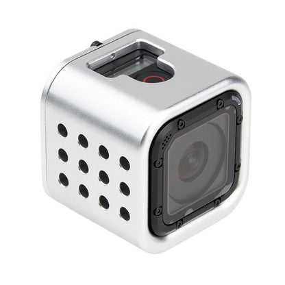 Silvery Aluminium Protective Housing Case Cover Frame for GoPro Hero 4/5 Session
