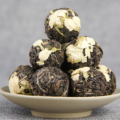 500g Yunnan Jasmine Pu'er Dragon Ball Cha Tea Ancient Tree Flower Pu-erh Tuocha